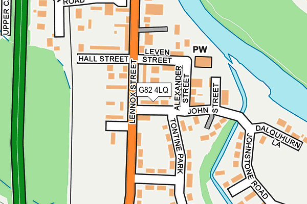 G82 4LQ map - OS OpenMap – Local (Ordnance Survey)