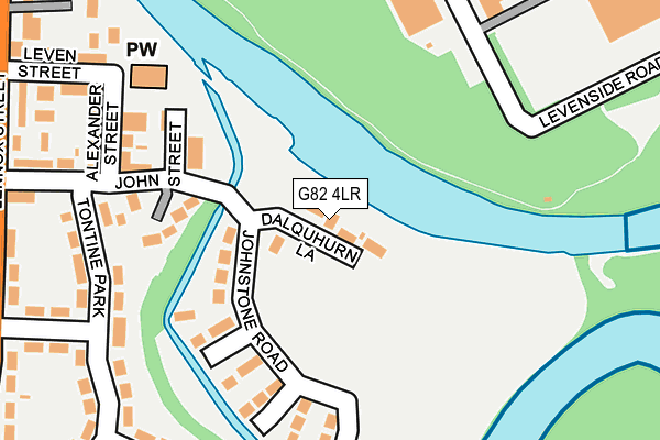 G82 4LR map - OS OpenMap – Local (Ordnance Survey)