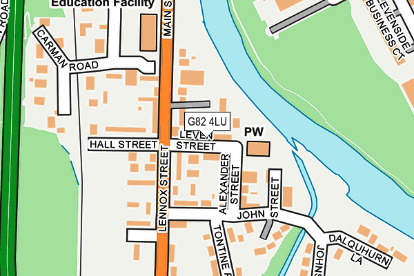 G82 4LU map - OS OpenMap – Local (Ordnance Survey)