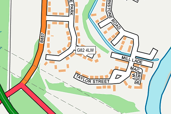 G82 4LW map - OS OpenMap – Local (Ordnance Survey)