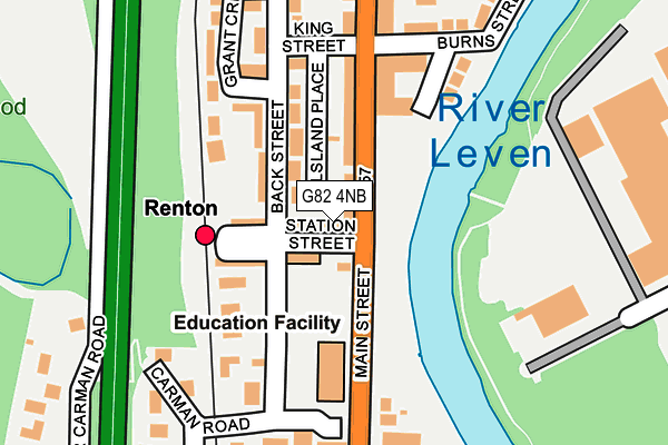 G82 4NB map - OS OpenMap – Local (Ordnance Survey)