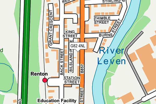 G82 4NL map - OS OpenMap – Local (Ordnance Survey)