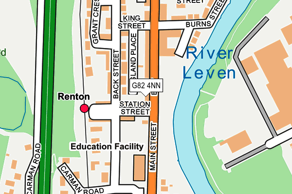 G82 4NN map - OS OpenMap – Local (Ordnance Survey)