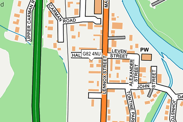 G82 4NU map - OS OpenMap – Local (Ordnance Survey)