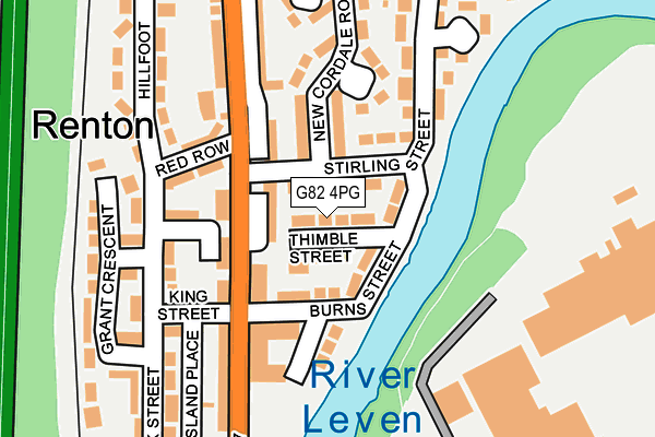 G82 4PG map - OS OpenMap – Local (Ordnance Survey)