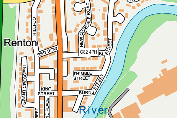 G82 4PH map - OS OpenMap – Local (Ordnance Survey)