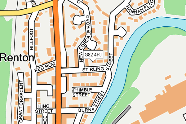 G82 4PJ map - OS OpenMap – Local (Ordnance Survey)
