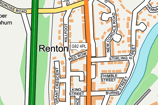 G82 4PL map - OS OpenMap – Local (Ordnance Survey)