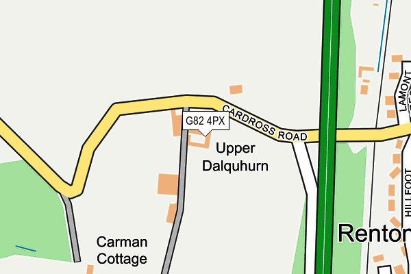 G82 4PX map - OS OpenMap – Local (Ordnance Survey)