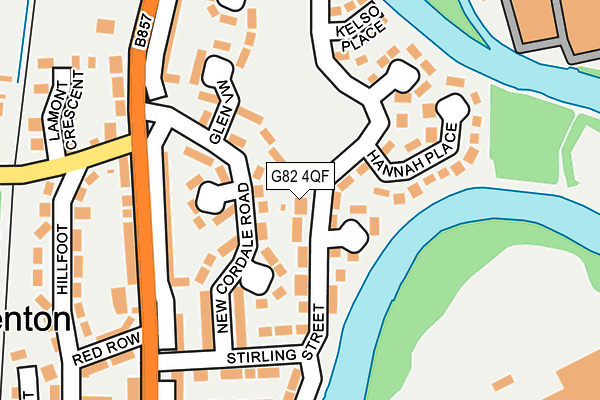 G82 4QF map - OS OpenMap – Local (Ordnance Survey)