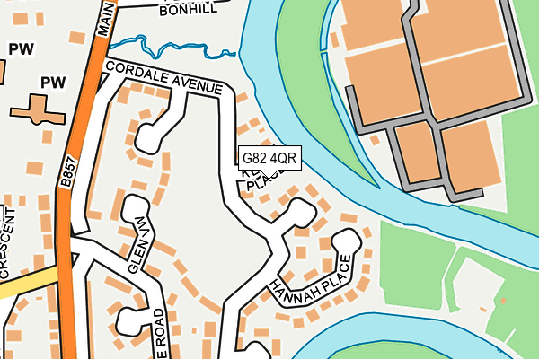 G82 4QR map - OS OpenMap – Local (Ordnance Survey)