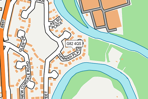 G82 4QS map - OS OpenMap – Local (Ordnance Survey)