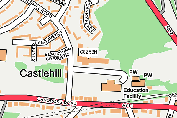 G82 5BN map - OS OpenMap – Local (Ordnance Survey)