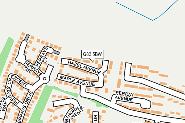 G82 5BW map - OS OpenMap – Local (Ordnance Survey)