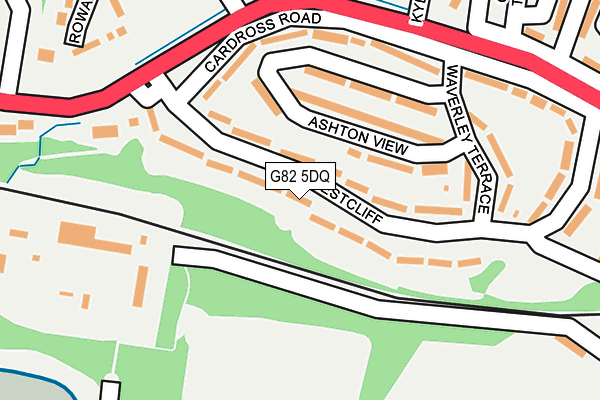 G82 5DQ map - OS OpenMap – Local (Ordnance Survey)
