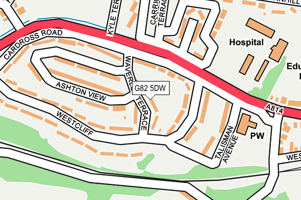 G82 5DW map - OS OpenMap – Local (Ordnance Survey)