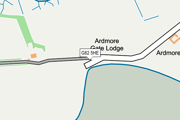 G82 5HE map - OS OpenMap – Local (Ordnance Survey)
