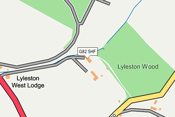 G82 5HF map - OS OpenMap – Local (Ordnance Survey)