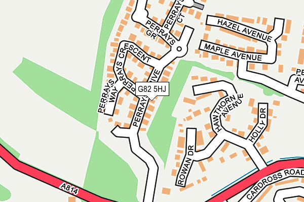 G82 5HJ map - OS OpenMap – Local (Ordnance Survey)