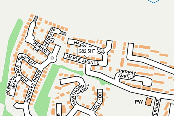 G82 5HT map - OS OpenMap – Local (Ordnance Survey)