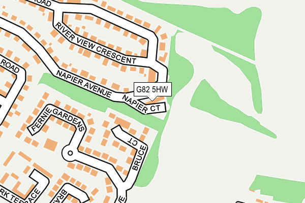 G82 5HW map - OS OpenMap – Local (Ordnance Survey)