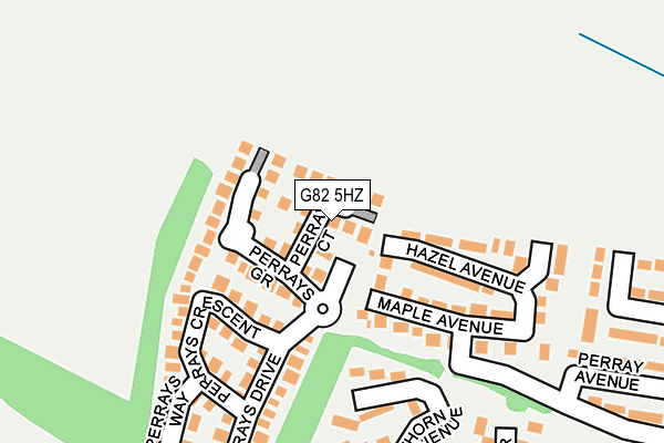 G82 5HZ map - OS OpenMap – Local (Ordnance Survey)