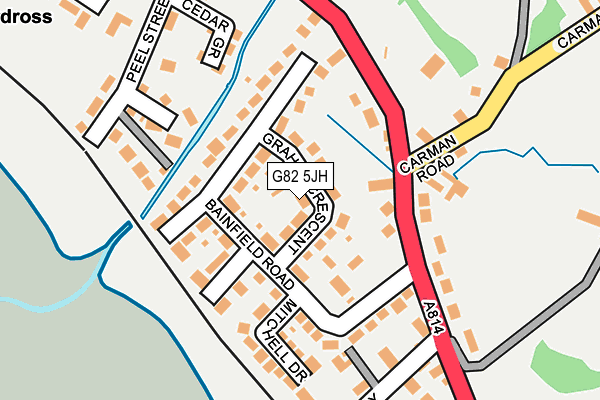 G82 5JH map - OS OpenMap – Local (Ordnance Survey)