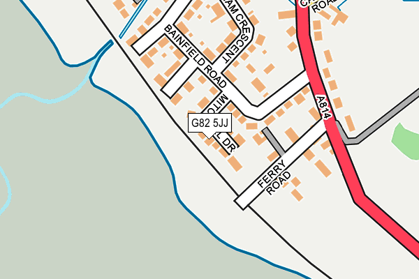 G82 5JJ map - OS OpenMap – Local (Ordnance Survey)