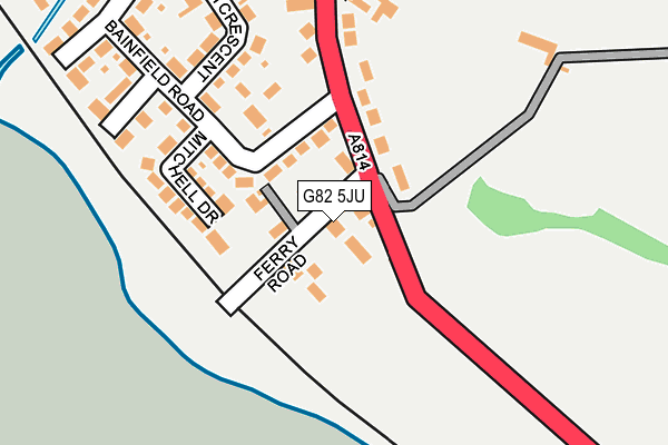 G82 5JU map - OS OpenMap – Local (Ordnance Survey)