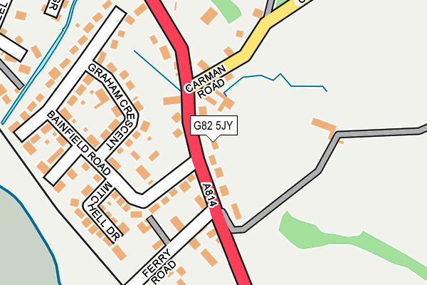 G82 5JY map - OS OpenMap – Local (Ordnance Survey)