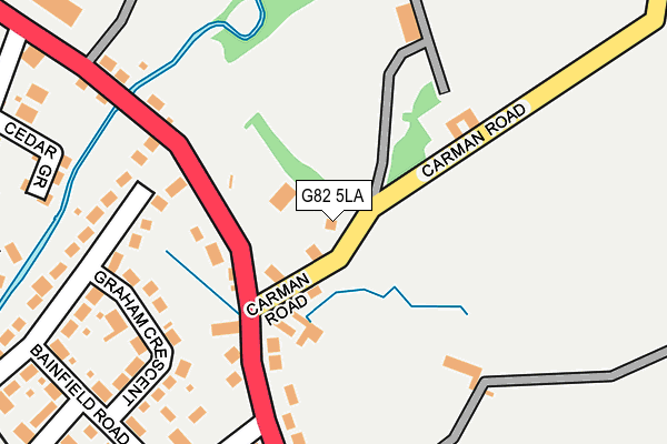 G82 5LA map - OS OpenMap – Local (Ordnance Survey)