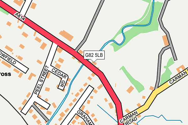 G82 5LB map - OS OpenMap – Local (Ordnance Survey)
