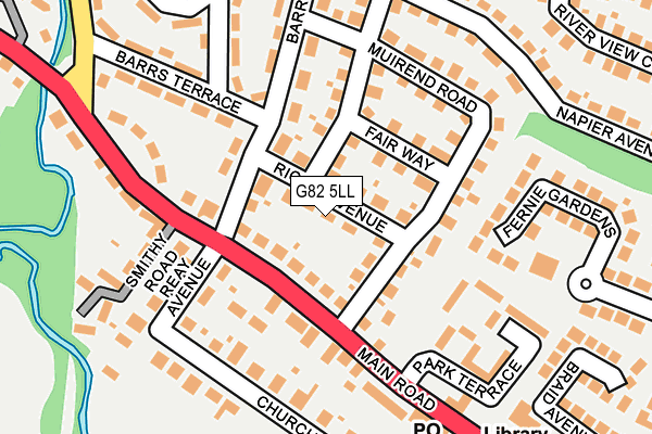 G82 5LL map - OS OpenMap – Local (Ordnance Survey)