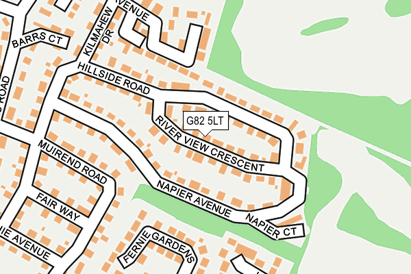 G82 5LT map - OS OpenMap – Local (Ordnance Survey)