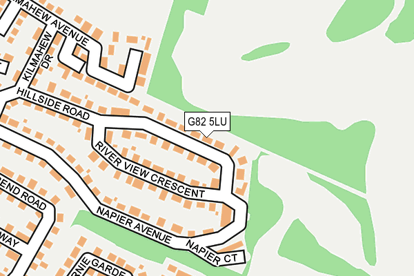G82 5LU map - OS OpenMap – Local (Ordnance Survey)