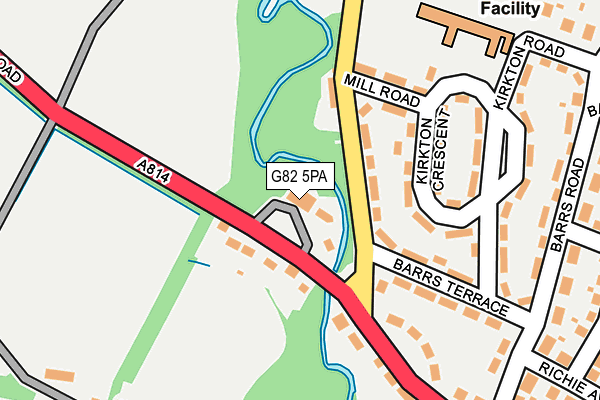 G82 5PA map - OS OpenMap – Local (Ordnance Survey)