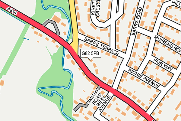 G82 5PB map - OS OpenMap – Local (Ordnance Survey)