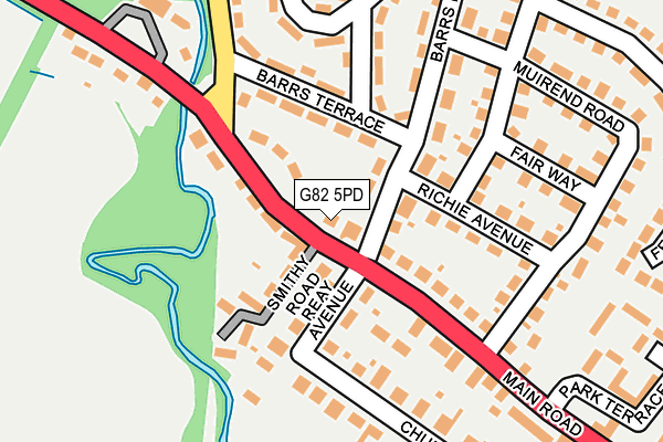 G82 5PD map - OS OpenMap – Local (Ordnance Survey)