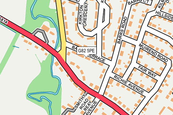 G82 5PE map - OS OpenMap – Local (Ordnance Survey)