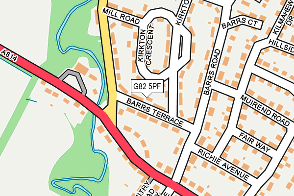 G82 5PF map - OS OpenMap – Local (Ordnance Survey)
