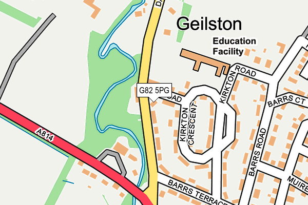 G82 5PG map - OS OpenMap – Local (Ordnance Survey)