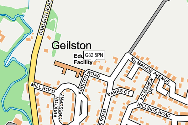 G82 5PN map - OS OpenMap – Local (Ordnance Survey)