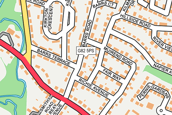G82 5PS map - OS OpenMap – Local (Ordnance Survey)