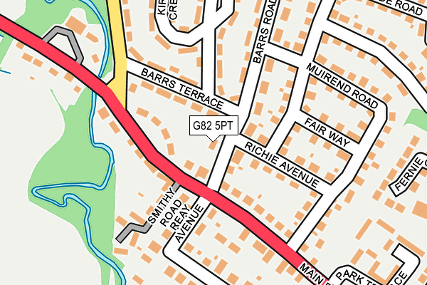 G82 5PT map - OS OpenMap – Local (Ordnance Survey)