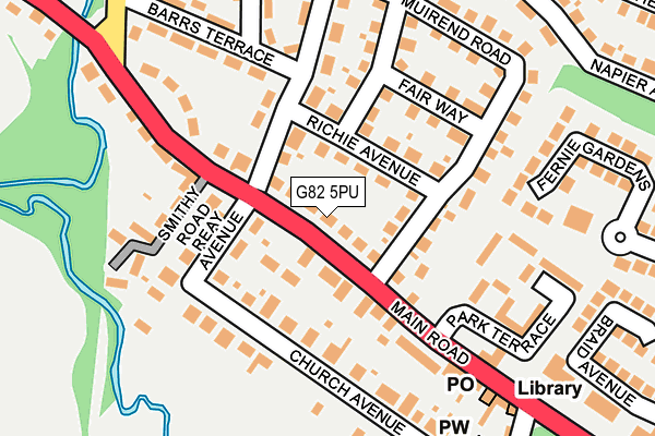 G82 5PU map - OS OpenMap – Local (Ordnance Survey)