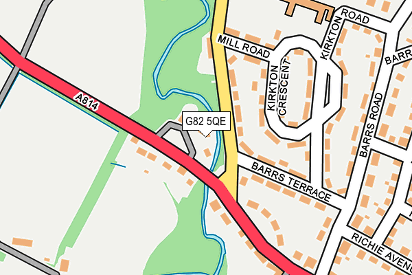G82 5QE map - OS OpenMap – Local (Ordnance Survey)