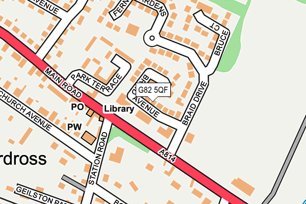 G82 5QF map - OS OpenMap – Local (Ordnance Survey)