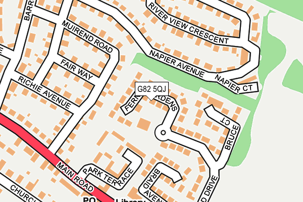G82 5QJ map - OS OpenMap – Local (Ordnance Survey)