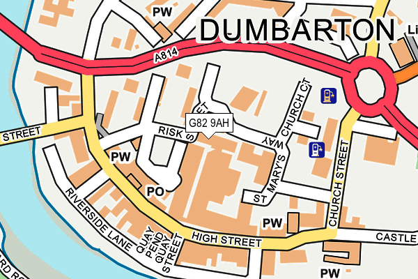 G82 9AH map - OS OpenMap – Local (Ordnance Survey)