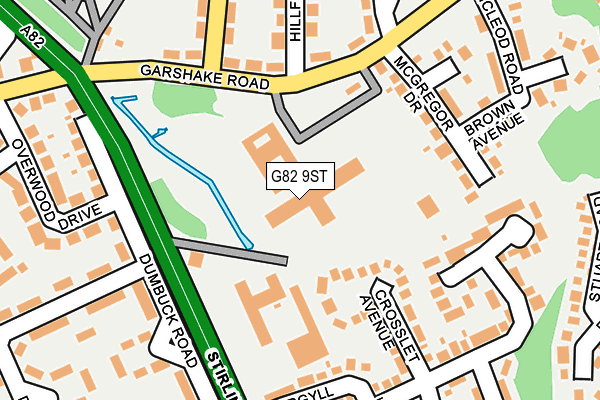 G82 9ST map - OS OpenMap – Local (Ordnance Survey)